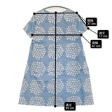 marimekko PUKETTI 定価31000円 サイズ36 ワンピース ライトブルー ホワイト レディース マリメッコ【中古】6-0514S♪