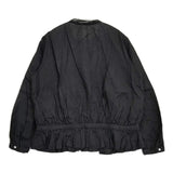nest Robe リネン レース付き 001183-1124 定価19000円 ブラウス シャツ ブラック レディース ネストローブ【中古】6-0613M∞