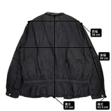 nest Robe リネン レース付き 001183-1124 定価19000円 ブラウス シャツ ブラック レディース ネストローブ【中古】6-0613M∞