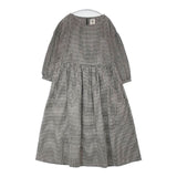 Sunny clouds kazumi Shuttle notes 定価10780円 チェック ワンピース ブラック ホワイト レディース サニークラウズ【中古】6-0808M∞