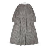Sunny clouds kazumi Shuttle notes 定価10780円 チェック ワンピース ブラック ホワイト レディース サニークラウズ【中古】6-0808M∞