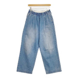 かぐれ フェードデニムイージーパンツ コットン GAA4-24M003 デニムパンツ ブルー レディース かぐれ/KAGURE【中古】6-0613G∞
