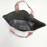 Herve Chapelier マルシェバッグ M 2012PP トートバッグ グレー ピンク ドラジェ レディース エルベ・シャプリエ【中古】6-0705G∞