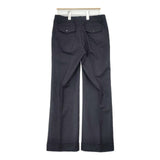 BURBERRY LONDON ウール ピンストライプ スラックス 40 パンツ ネイビー レディース バーバリーロンドン【中古】6-1014T∞