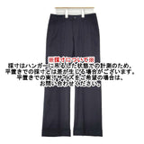 BURBERRY LONDON ウール ピンストライプ スラックス 40 パンツ ネイビー レディース バーバリーロンドン【中古】6-1014T∞