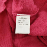 ANSPINNEN スーパーファインソフトカシミア ボートネックセーター 36 定価33000円 カシミヤ セーター ニット ローズ ピンク レディース スピネン【中古】6-0916T♪