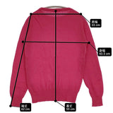 ANSPINNEN スーパーファインソフトカシミア ボートネックセーター 36 定価33000円 カシミヤ セーター ニット ローズ ピンク レディース スピネン【中古】6-0916T♪