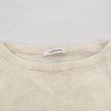 ANSPINNEN スーパーファインソフトカシミア ボートネックセーター 36 定価33000円 カシミヤ セーター ニット オフホワイト レディース スピネン【中古】6-0916T♪