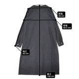 evam eva コットンジョーゼットワンピース 長袖 日本製 ワンピース チャコールグレー レディース エヴァムエヴァ【中古】6-0511M△