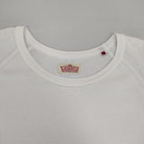 HOLLYWOOD RANCH MARKET HRM H刺繍 日本製 長袖Ｔシャツ カットソー ロンＴ ホワイト レディース ハリウッドランチマーケット【中古】6-0808M∞