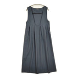 mochi 新品 ジャンパータックスカート サイズ2 jumper tuck skirt 定価26400円 ms23-op-03 ワンピース ネイビー deep blue レディース モチ【中古】6-0505M♪