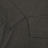45R/45rpm ヨックネックビッグスリットTシャツ 長袖Ｔシャツ カットソー ロンＴ ブラック レディース フォーティーファイブアールピーエム【中古】6-0617M∞