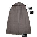 Odour リネン ギャザー ノースリーブ プルオーバーシャツワンピ OD-OP1214 ワンピース チャコールグレー系 レディース オウダー【中古】6-0514S♪