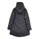 WOOLRICH LONG MILITARY PARKA 3way サイズS WWOU0276 ダウンライナーコート付き ミリタリーコート ブラック レディース ウールリッチ【中古】6-0916A♪
