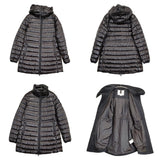 WOOLRICH LONG MILITARY PARKA 3way サイズS WWOU0276 ダウンライナーコート付き ミリタリーコート ブラック レディース ウールリッチ【中古】6-0916A♪