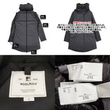 WOOLRICH LONG MILITARY PARKA 3way サイズS WWOU0276 ダウンライナーコート付き ミリタリーコート ブラック レディース ウールリッチ【中古】6-0916A♪
