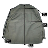 MHL. SOFT HOPSACK コットン バンドカラー 595-3253511 定価26400円 プルオーバー 長袖シャツ 23AW カーキ レディース エムエイチエル【中古】6-0808M∞