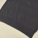 MHL. SLUB COTTON KNIT 595-8161502 ノースリーブニット 定価15400円 ベスト ネイビー レディース エムエイチエル【中古】6-0808M∞