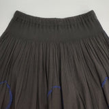 KEIKO KISHI by nosh プリーツスカート インナー付き ロングスカート ブラック レディース ケイコキシ【中古】6-0808M∞