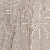 ISSEY MIYAKE FETE 刺繍 プリーツ IF64FJ756 サイズ02 シャツ ジャケット ベージュ レディース イッセイミヤケフェット【中古】6-0805M◎