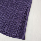 PLEATS PLEASE ISSEY MIYAKE プリーツ 中国小紋柄 サイズ3 ノースリーブカットソー チュニック パープル レディース プリーツプリーズ【中古】6-0505S♪