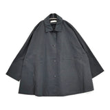 evam eva cotton hemp short coat コットンヘンプショートコート 定価41800円 E261T034 26SS Cグレー レディース エヴァムエヴァ【中古】6-0505M♪