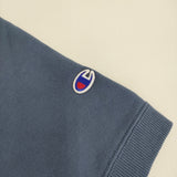 Champion 新品 フレンチテリー 半袖プリントスウェットシャツ XL 定価6490円 スウェット 26SS ダークブルー レディース チャンピオン【中古】6-0505S♪