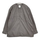 maison de SOIL 80s ORGANIC COTTON PULLOVER SHIRT オーガニックコットン 定価24200円 ブラウス シャツ 26SS スモークグレー レディース メゾンドソイル【中古】6-0505M♪