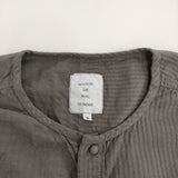 maison de SOIL 80s ORGANIC COTTON PULLOVER SHIRT オーガニックコットン 定価24200円 ブラウス シャツ 26SS スモークグレー レディース メゾンドソイル【中古】6-0505M♪