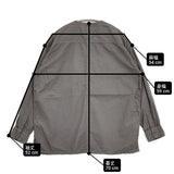maison de SOIL 80s ORGANIC COTTON PULLOVER SHIRT オーガニックコットン 定価24200円 ブラウス シャツ 26SS スモークグレー レディース メゾンドソイル【中古】6-0505M♪