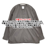 maison de SOIL 80s ORGANIC COTTON PULLOVER SHIRT オーガニックコットン 定価24200円 ブラウス シャツ 26SS スモークグレー レディース メゾンドソイル【中古】6-0505M♪