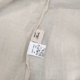 nest Robe リネン 定価21000円 ギャザー バックボタン 01161-1068 日本製 ワンピース オフホワイト レディース ネストローブ【中古】6-0728M△