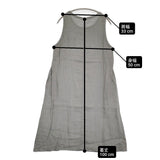 nest Robe リネン 01132-1151 定価12600円 ノースリーブ ワンピース グレー レディース ネストローブ【中古】6-0514S♪