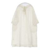 nest Robe リネン レース付 01153-1186 ワンピース オフホワイト レディース ネストローブ【中古】6-0812M∞