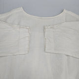 nest Robe リネン レース付 01153-1186 ワンピース オフホワイト レディース ネストローブ【中古】6-0812M∞