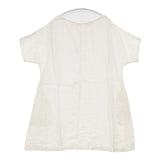 nest Robe リネン 01142-1055 半袖チュニック レース ワンピース オフホワイト レディース ネストローブ【中古】6-0702S∞