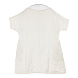 nest Robe リネン 01142-1055 半袖チュニック レース ワンピース オフホワイト レディース ネストローブ【中古】6-0702S∞