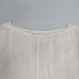 nest Robe リネン 01142-1055 半袖チュニック レース ワンピース オフホワイト レディース ネストローブ【中古】6-0702S∞
