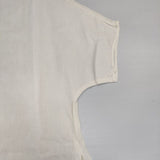 nest Robe リネン 01142-1055 半袖チュニック レース ワンピース オフホワイト レディース ネストローブ【中古】6-0702S∞