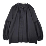 PLST 未使用 ドロップパフスリーブブラウス 12-2308004 ブラウス シャツ ブラック レディース プラステ【中古】6-0812M∞
