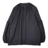 PLST 未使用 ドロップパフスリーブブラウス 12-2308004 ブラウス シャツ ブラック レディース プラステ【中古】6-0812M∞