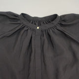 PLST 未使用 ドロップパフスリーブブラウス 12-2308004 ブラウス シャツ ブラック レディース プラステ【中古】6-0812M∞