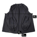 PLST 未使用 ドロップパフスリーブブラウス 12-2308004 ブラウス シャツ ブラック レディース プラステ【中古】6-0812M∞