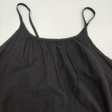 SM2 Samansa Mos2 新品 Slowlinen キャミワンピース ノースリーブ ワンピース ブラック レディース サマンサモスモス【中古】6-0812M∞