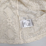 SM2 Samansa Mos2 blue 新品 7分袖花ジャカードプルオーバー サイズF Ｔシャツ カットソー キナリ レディース サマンサモスモスブルー【中古】6-0728M△
