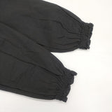 SM2 Samansa Mos2 新品 刺繍 前後2WAYシャーリングレース ブラウス シャツ ブラック レディース サマンサモスモス【中古】6-0812M∞