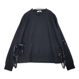 SM2 Samansa Mos2 blue 新品 サイドリボンロンT 長袖Ｔシャツ カットソー ロンＴ ブラック レディース サマンサモスモス【中古】6-0812M∞