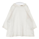 SM2 Samansa Mos2 新品 Cross×Linen フリルカラー ブラウス シャツ オフホワイト レディース サマンサモスモス【中古】6-0812M∞