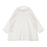 SM2 Samansa Mos2 新品 Cross×Linen フリルカラー ブラウス シャツ オフホワイト レディース サマンサモスモス【中古】6-0812M∞