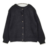 SM2 Samansa Mos2 新品 ラーベン編み前後2WAYニット CLC-2600415 ニット ブラック レディース サマンサモスモス【中古】6-0709G◎